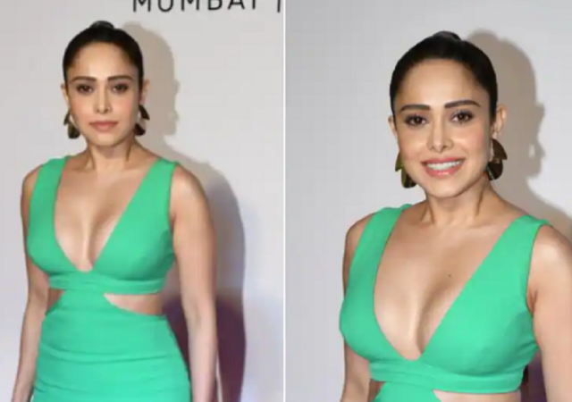Nushrratt Bharuccha Green Bodycon