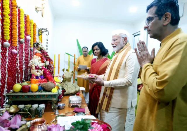 Narendra Modi Ganesh Puja